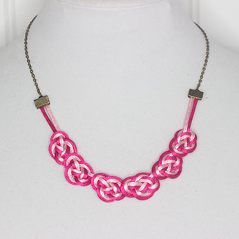Satin cord necklaces