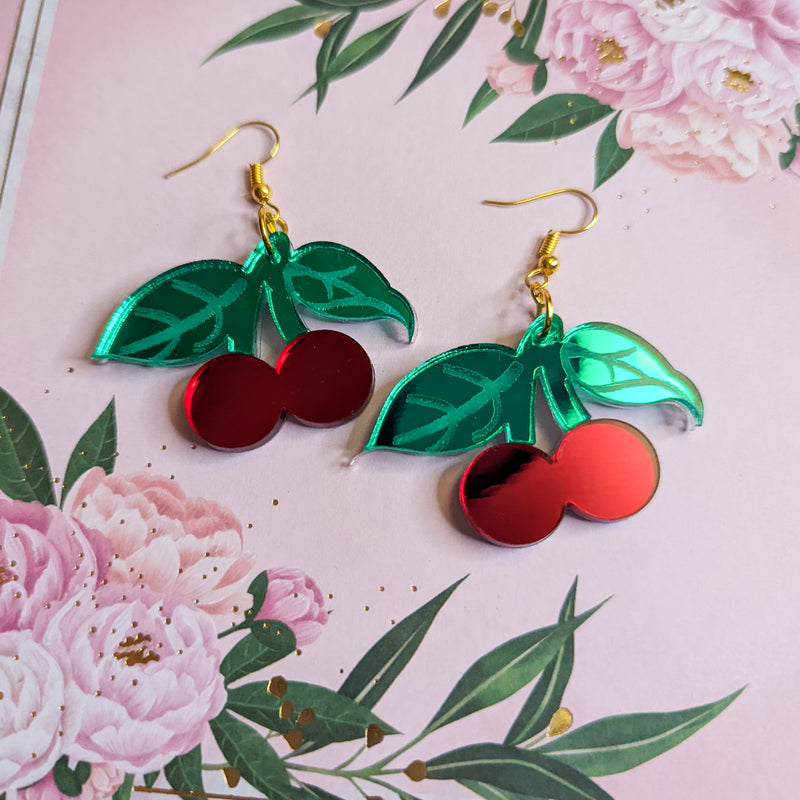 Pair of Cherries Earrings